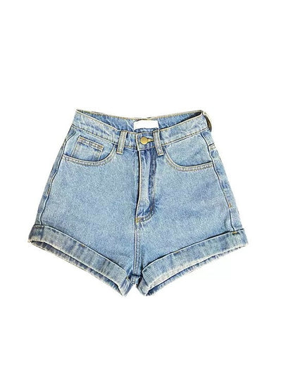 50%OFF_夏日浅蓝牛仔裤Denim Shorts