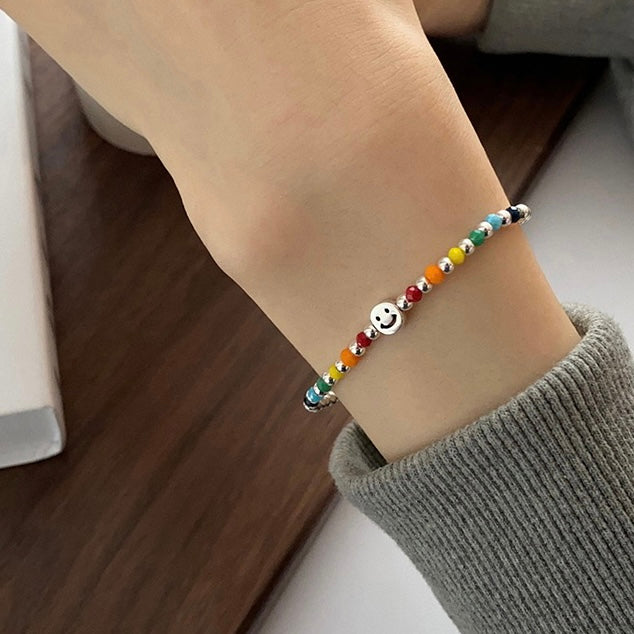 Smile Face Rainbow Bracelet