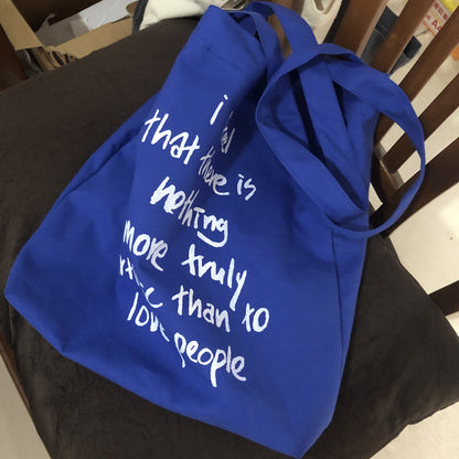 Azure "I feel" Tote Bag