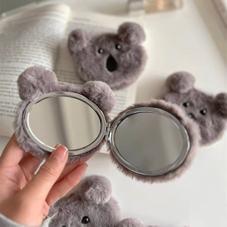 灰色考拉熊毛绒镜子Plush Koala Mirror