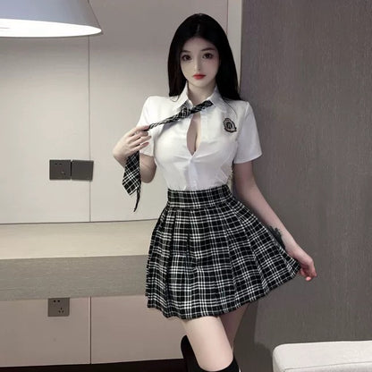 纯爱百褶裙JK制度套装JK Cosplay Costume