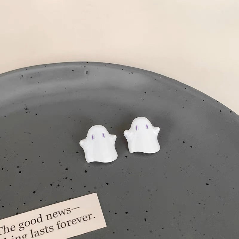 “小幽灵”耳钉Ghost Stud Earrings